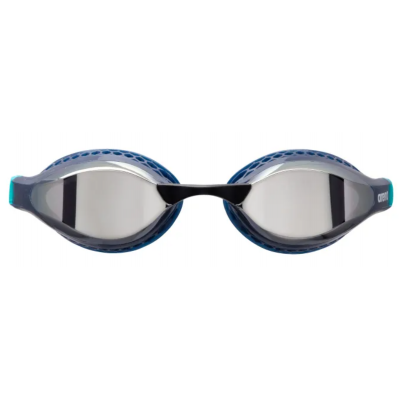 Окуляри для плавання Arena AIR-SPEED MIRROR (003151-112) чорний, блакитний Окуляри для плавання Arena AIR-SPEED MIRROR (003151-112) чорний, блакитний