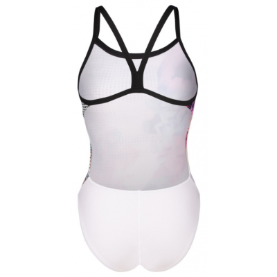 Жіночий купальник Arena AIRBRUSH SWIMSUIT CHALLENGE BA (007912-510) розмір 38 білий