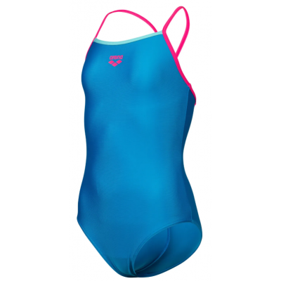 Дитячий купальник Arena SWIMSUIT LIGHT DROP SOLID (005919-860) розмір 6-7 років синій