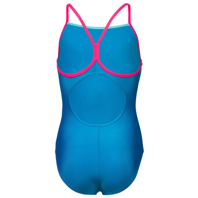 Дитячий купальник Arena SWIMSUIT LIGHT DROP SOLID (005919-860) розмір 6-7 років синій