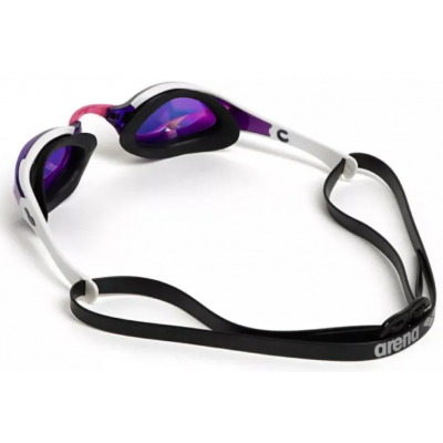 Окуляри для плавання Arena COBRA EDGE SWIPE MR (006870-150) білі з рожевими лінзами Окуляри для плавання Arena COBRA EDGE SWIPE MR (006870-150) білі з рожевими лінзами