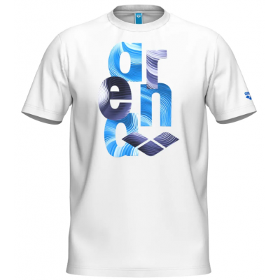 Футболка Arena WATER PRINTS T-SHIRT (009406-100) розмір S