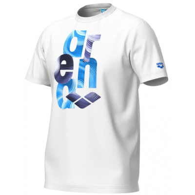 Футболка Arena WATER PRINTS T-SHIRT (009406-100) розмір S