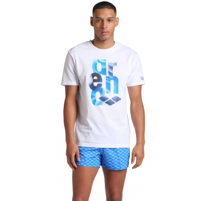 Футболка Arena WATER PRINTS T-SHIRT (009406-100) розмір S