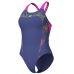 Женский купальник Arena SPIDER WEB SWIMSUIT V BACK (007988-890) синий, размер 44