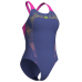 Женский купальник Arena SPIDER WEB SWIMSUIT V BACK (007988-890) синий, размер 44
