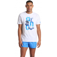 Футболка мужская Arena WATER PRINTS T-SHIRT (009406-100) размер XXL