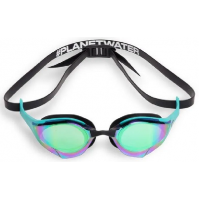 Соревновательные очки для плавания Arena COBRA EDGE SWIPE MR (006870-180) бирюзовый с фиолетовыми линзами