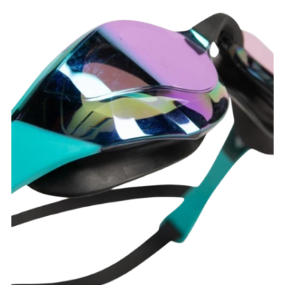 Соревновательные очки для плавания Arena COBRA EDGE SWIPE MR (006870-180) бирюзовый с фиолетовыми линзами