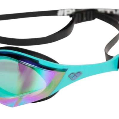 Соревновательные очки для плавания Arena COBRA EDGE SWIPE MR (006870-180) бирюзовый с фиолетовыми линзами