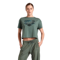 Жіноча футболка Arena CROP TEE PRINTED (007391-660) розмір L