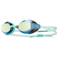 Жіночі окуляри для плавання TYR Women's Black Ops 140 EV Mirrored Racing Goggles (LGBKOPFM-299) блакитні
