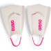 Ласти для плавання короткі із відкритою п'ятою Arena POWERFIN PRO II (006151-190) біло-рожеві, розмір 44-45