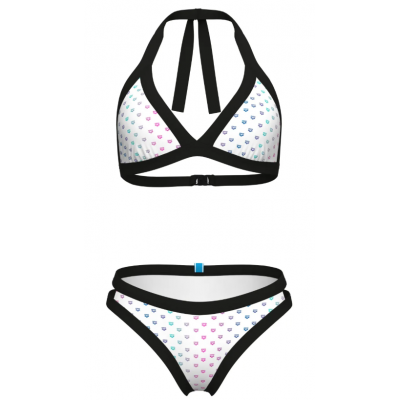Жіночий купальник Arena RAINBOW MONOGRAM BIKINI TRIANG (007079-115) розмір S