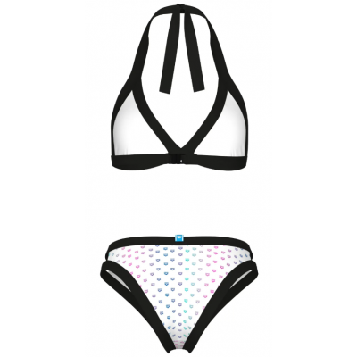 Жіночий купальник Arena RAINBOW MONOGRAM BIKINI TRIANG (007079-115) розмір S