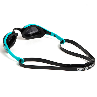 Очки для плавания Arena COBRA EDGE SWIPE (006871-120) бирюзовые с черными линзами