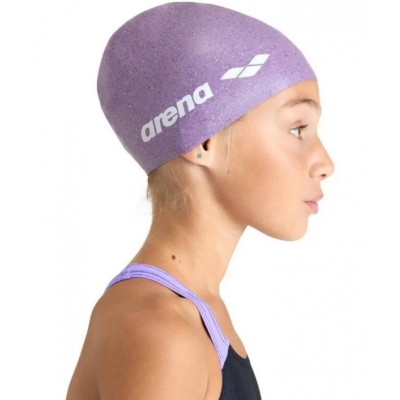 Дитяча шапочка для плавання Arena SILICONE JR CAP (006360-904) рожева 6-12 років