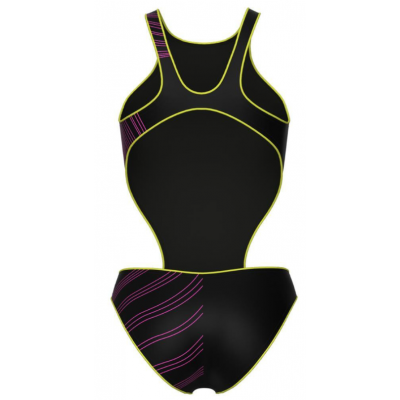 Жіночий купальник Arena One Stream Swimsuit (008953-560) розмір 38 чорний Жіночий купальник Arena One Stream Swimsuit (008953-560) розмір 38 чорний