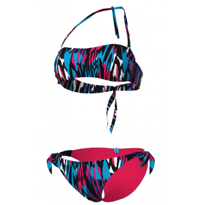 Жіночий купальник Arena WATER PRINTS BIKINI BANDEAU (007083-501) розмір S Жіночий купальник Arena WATER PRINTS BIKINI BANDEAU (007083-501) розмір S