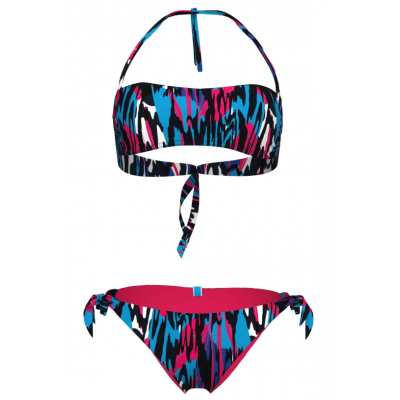 Жіночий купальник Arena WATER PRINTS BIKINI BANDEAU (007083-501) розмір S Жіночий купальник Arena WATER PRINTS BIKINI BANDEAU (007083-501) розмір S