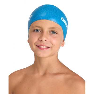 Дитяча шапочка для плавання Arena SILICONE JR CAP (006360-904) синя 6-12 років