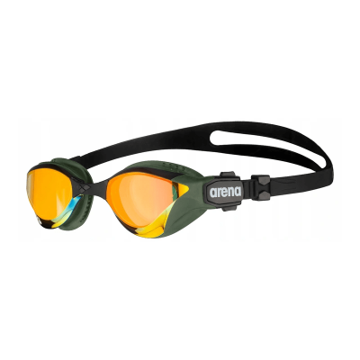 Окуляри для плавання (триатлону) Arena COBRA TRI Swipe MR (002508-360) хакі золоті лінзи