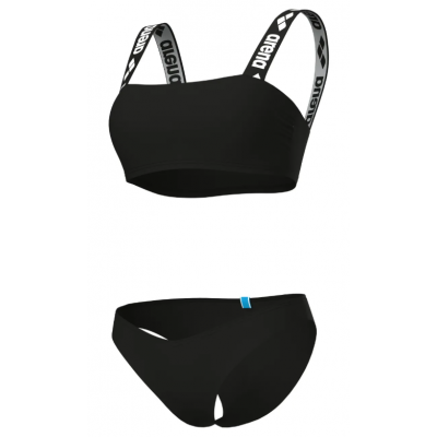 Жіночий купальник Arena ELASTIC SOLID BIKINI BANDEAU (007086-500) розмір S