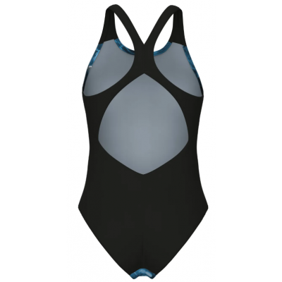 Купальник Arena BLUE FLOWERS SWIMSUIT V BACK (009027-850) розмір 36
