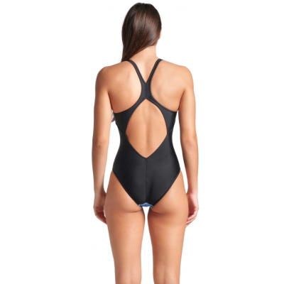 Купальник Arena BLUE FLOWERS SWIMSUIT V BACK (009027-850) розмір 36