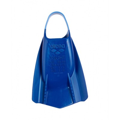 Ласти для плавання короткі із відкритою п'ятою Arena POWERFIN PRO II (006151-110) сині, розмір 36-37