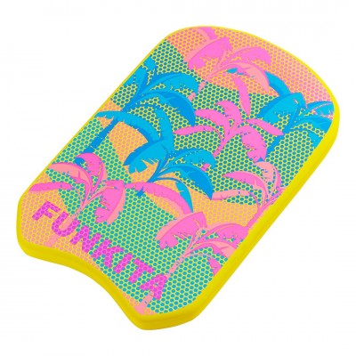 Дошка для плавання Funkita Training Kickboard Poka Palm (FKG002N7173400) 42см х 27см жовта