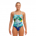 Жіночий купальник Funkita Ladies Strapped In One Piece Wildermess (FKS034L71819) розмір 6 блакитний