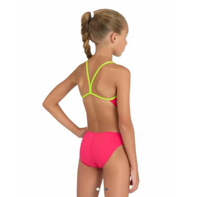 Дитячий купальник Arena Team Swimsuit Challenge So Kids (004765-960) рожевий, розмір 12-13 років
