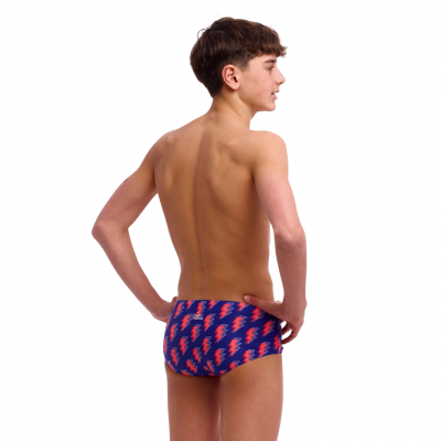 Дитячі плавки Funky Trunks Boy's Sidewinder Trunks Flash (FTS015B72087) розмір 28 сині
