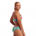 Жіночий топ для плавання Funkita Ladies Hold Steady Crop Top Cloudy Colours (FKS040L72077) розмір 8 рожевий