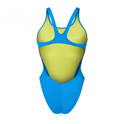 Жіночий спортивний купальник для плавання Arena TEAM SWIMSUIT SWIM TECH SOLID (004763-860) розмір 42 синій