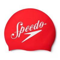 Шапочка для плавання SPEEDO Slogan Silicone Swim Cap (8-0838514614) червона