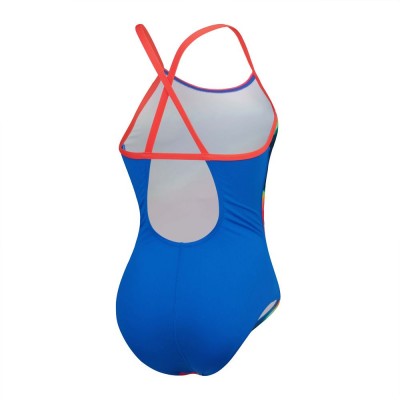 Жіночий купальник Speedo Womens Allover Fixed Crossback Swimsuit (8-1284716785) розмір 36 кольоровий