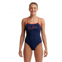 Жіночий купальник Funkita One Piece Single Strap Ocean Fire (FS15L02324) синій розмір 14