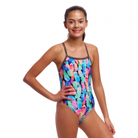 Дитячій купальник Funkita Girl's Strapped In One Piece Tickle Torture (FKS034G72156) розмір 12 блакитний