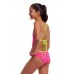 Детский спортивный купальник Funkita Girl's Tie Me Tight One Piece Packed Pink (FKS036G72075) размер 12 Розовый