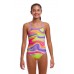 Дитячий спортивний купальник Funkita Girl's Tie Me Tight One Piece Colour Contour (FKS036G72173) розмір 8 жовтий