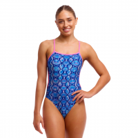 Женский купальник Funkita Ladies Twisted One Piece Blue Viper (FKS038L72145) размер 10 синий