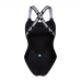 Жіночий спортивний купальник для плавання Arena ELASTIC SOLID SWIMSUIT (009393-500) розмір М чорний Жіночий спортивний купальник для плавання Arena ELASTIC SOLID SWIMSUIT (009393-500) розмір М чорний