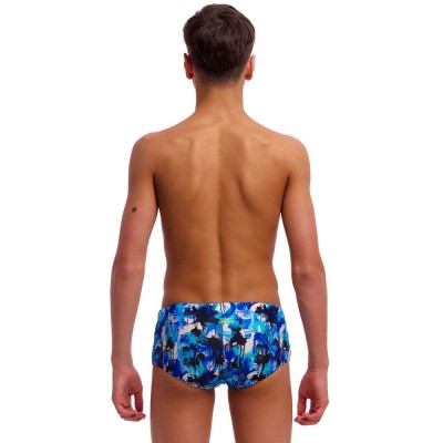 Дитячі плавки Funky Trunks Boy's Sidewinder Trunks You Messer (FTS015B72254) розмір 26 (10-11 років) блакитні