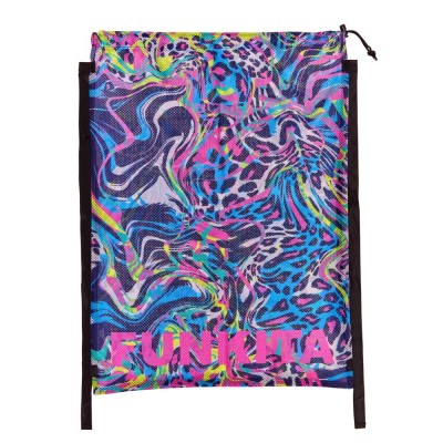 Сітка для інвентарю для плавання Funkita Mesh Gear Bag Lolly Leopard (FKG010A72271) 65см x 49см блакитна
