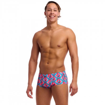Чоловічі плавки Funky Trunks Men's Classic Trunks Hummy Bunny (FTS001M72224) розмір 30 (XS) блакитні