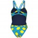Жіночий спортивний купальник для плавання Arena LEMONS SWIMSUIT LACE PLUS BACK (010704-858) з лимонами розмір 38