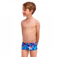 Дитячі плавки Funky Trunks Toddler Boy's Printed Trunks Messy Messy Messy (FTS002B72252) розмір (6 років) сині