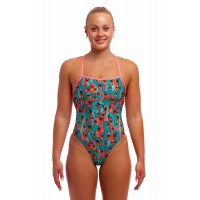 Жіночий купальник Funkita Ladies Strapped In One Piece Swan See Swan (FKS034L72230) розмір 8 з лебедями